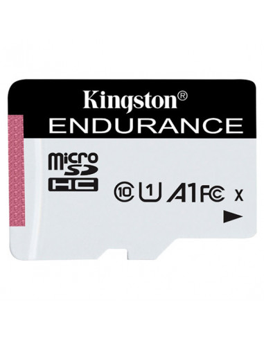 Безопасные цифровые карты микро 128GB microSD Class10 A1 UHS-I FC Kingston High Endurance- 600x- Up to: 95MBs- High performance