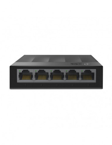 Comutatoare negestionate 10//100/1000 Mbps TP-LINK LS1005G 5-port Gigabit Switch- 5 101001000M RJ45 ports- plastic case- LiteWa