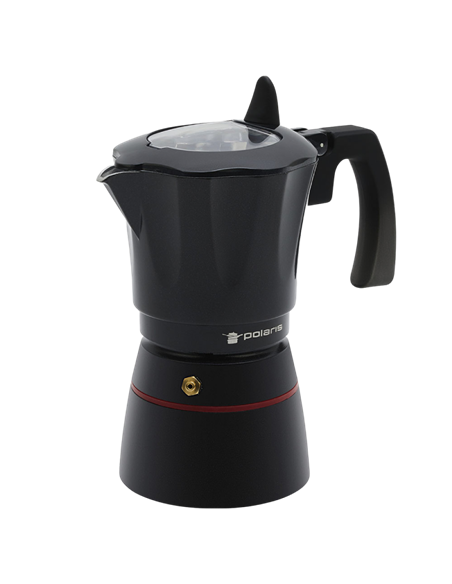 Cafetieră gheizer Polaris PRO collection-6C, Negru