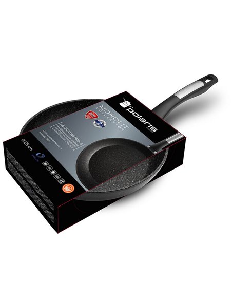 Tigaie Polaris Monolit-26F, 26cm, Negru Tigaie Polaris Monolit-26F, 26cm, Negru