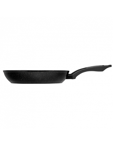 Сковорода Polaris Monolit-24F, 24cm, Чёрный