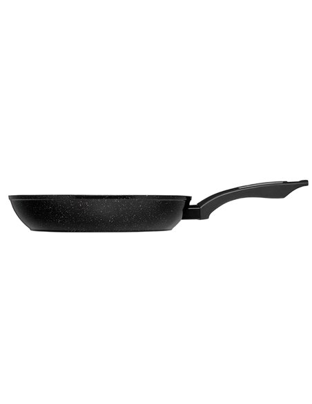 Сковорода Polaris Monolit-24F, 24cm, Чёрный