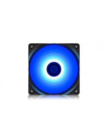 Ventilator pentru carcasa PC, PSU, HDD, VGA, pasta termică 120mm Case Fan-DEEPCOOL RF120B BLUE LED Fans- 120x120x25mm- 1300 RPM+