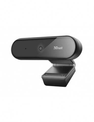 Camera PC Trust Trust Tyro Full HD Webcam- Full HD 1080p resolution and auto-focus- tripod- 1-5m- USB