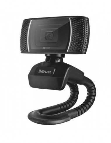 Camera PC Trust Trust Trino HD Video Webcam- 720p HD Webcam with convenient built-in microphone- 1-43m- USB