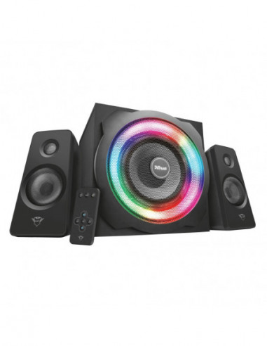Boxe 2.1 Trust Gaming GXT 629 Tytan RGB Illuminated 2.1 Speaker Set- 120w -Black
