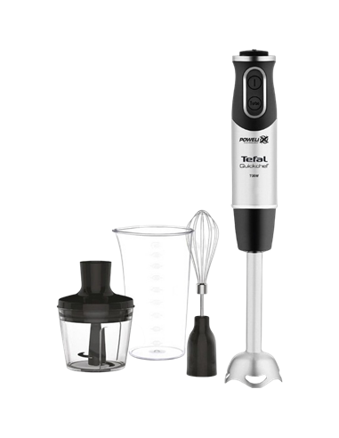 Blender de mână Tefal HB653838, Argintiu