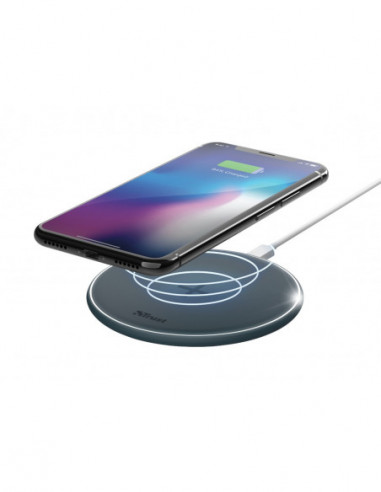 Зарядные устройства беспроводные Wireless Charger Trust Qylo Fast Wireless Charging- Fast-charge with maximum speed of up to 7.