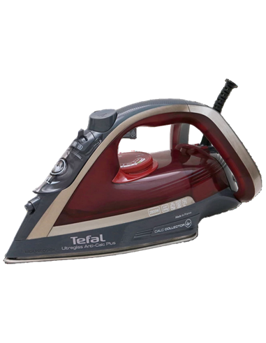 Утюг Tefal FV6840E0, 2800Вт, Серый Бордовый