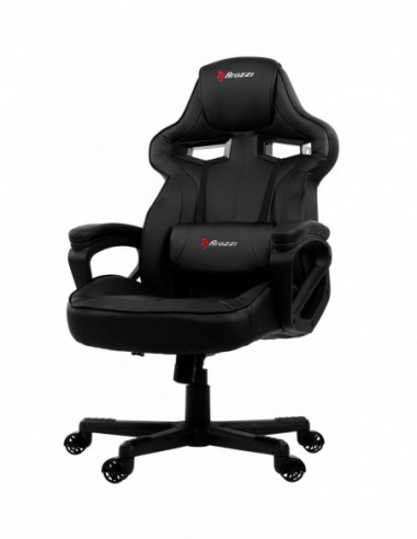 Игровые стулья и столы Arozzi GamingOffice Chair AROZZI Milano- BlackBlack- PU Leather- max weight up to 90-95kg height 160-180