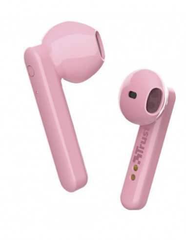 Наушники Trust Trust Primo Touch Bluetooth Wireless TWS Earphones-Pink- Up to 4 hours of playtime- Manage all important function
