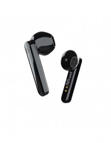 Căști Trust Trust Primo Touch Bluetooth Wireless TWS Earphones-Black- Up to 4 hours of playtime- Manage all important functions
