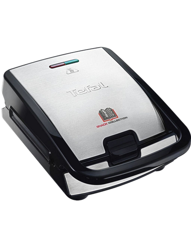 Сэндвичница-Мультипекарь Tefal SW854D16, Черный | Серебристый