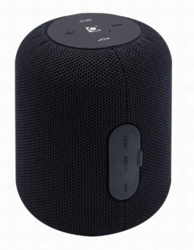 Boxe portabile Gembird Gembird SPK-BT-15-BK- Bluetooth Portable Speaker- 5W RMS- Bluetooth v.5.1- Built-in microphone- microSD