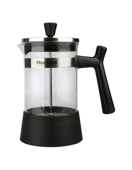 Cafetiera French Press Rondell RDS-426, 0,6L, Negru