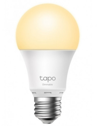 Smart освещение LED Bulb TP-LINK Tapo L510E- Smart Wi-Fi LED Bulb E27 with Dimmable Light- White- Color Temperature 2700K- Rate