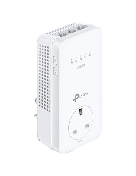 Адаптер Powerline TP-LINK TL-WPA8631P, AV1300, 1300 Mбит/c, Белый