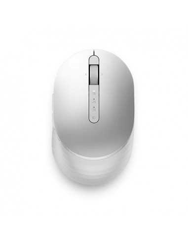 Мыши Dell Dell Premier Rechargeable Wireless Mouse MS7421W- Platinum silver- Wireless 2.4 GHz- Bluetooth 5.0- 1600 dpi- Programm