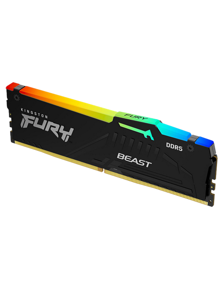 Memorie RAM Kingston FURY Beast RGB, DDR5 SDRAM, 5600 MHz, 32 GB, KF556C40BBA-32