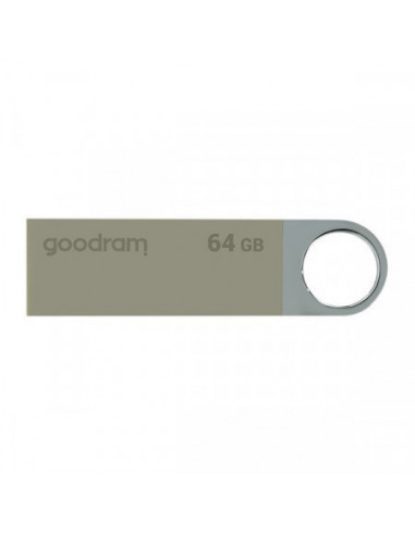 USB-накопители 64GB USB2.0 Goodram UUN2 Metal casing- Built-in keyloop- Compact and lightweight- (Read 18 MBytes- Write 10 MByt