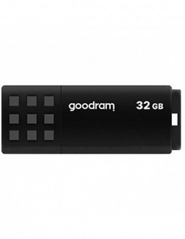 Unități flash USB 32GB USB3.0 Goodram UME3 Black- Plastic- Anti-slip design (Read 60 MBytes- Write 20 MBytes)