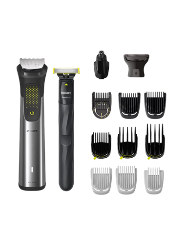 Trimmer pentru bărbați Philips MG9552/15, Negru | Argintiu