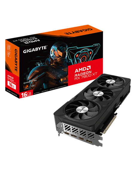 Видеокарта Gigabyte GV-R78XTGAMING OC-16GD, 16GB GDDR6 256бит