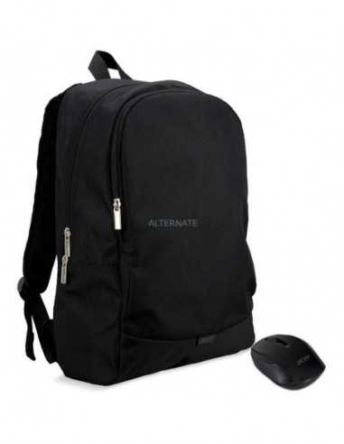 Rucsacuri Acer 15 NB Backpack ACER and Mouse-STARTER KIT 15.6 ABG950 Backpack black and Wireless mouse black