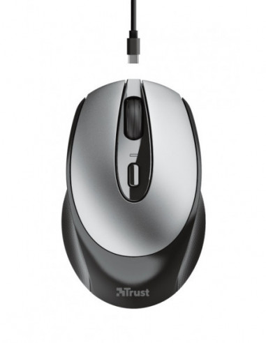 Mouse-uri Trust Trust Zaya Wireless Rechargeable Optical Mouse- 2.4GHz- Nano receiver- 8001600 dpi- 4 button- USB- Black