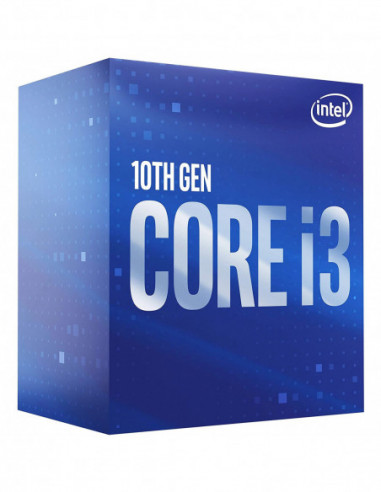 Процессор 1200 Comet Lake/Rocket Lake Intel Core i3-10105F- S1200- 3.7-4.4GHz (4C8T)- 6MB Cache- No Integrated GPU- 14nm 65W- tr
