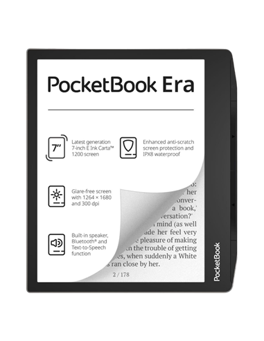 Электронная книга PocketBook 700 Era, Чёрный | Серебристый