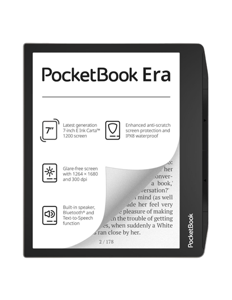 Электронная книга PocketBook 700 Era, Чёрный | Серебристый