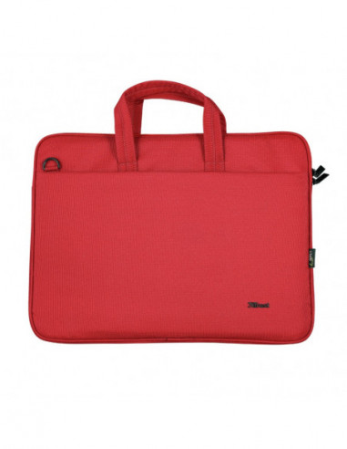 Сумки Trust NB bag 16 Bologna- Eco-friendly Slim laptop bag for 16 laptops- (410 x 290mm)- Red