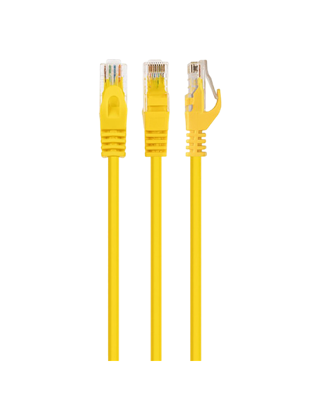 Патч-корд Cablexpert PP6U-0.5M/Y, Cat6 UTP, 0,5м, Жёлтый