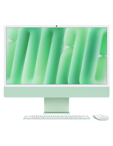 Моноблок Apple iMac A3247, 24", M4 with 8-core CPU and 8-core GPU, 16Гб/256Гб, macOS Sequoia, Зеленый