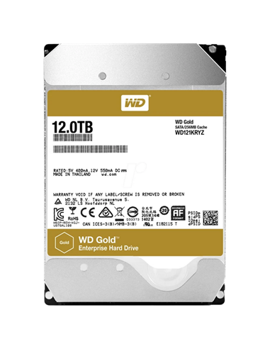 Жесткий диск Western Digital WD Gold, 3.5", 12 ТБ <WD121KRYZ>