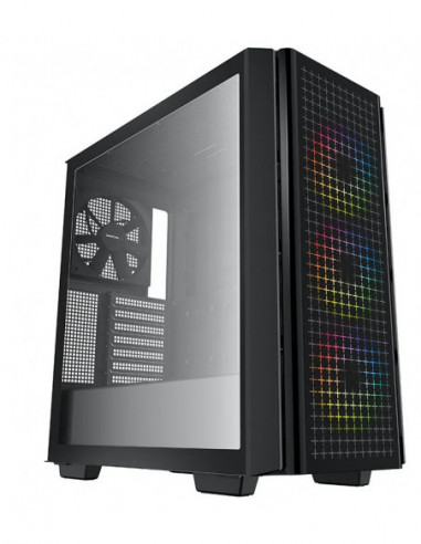 Корпуса Deepcool DEEPCOOL CG540 ATX Case- with Side-Window Tempered Glass Side Front Panel- without PSU- Tool-less- Pre-install