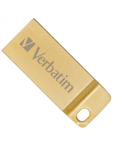 Unități flash USB 16GB USB3.0 Verbatim Metal Executive- Gold- Metal casing- Compact and lightweight- Metal ring included (Read