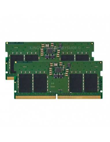 SO-DIMM DDR5 16GB (Kit of 28GB) DDR5-4800 SODIMM Kingston ValueRAM- Dual Channel Kit- PC38400- CL40- 1Rx16- 1.1V