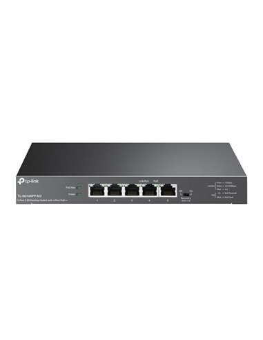 Switch TP-LINK TL-SG105PP-M2/ 5 port / 2.5Gigabit / RJ45 / steel case