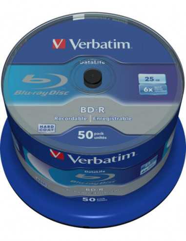 Гаджеты Verbatim BD-R SL Datalife 25GB 6X 50PK SPL NoID