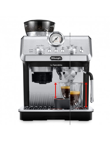 Кофеварка рожковая DeLonghi EC9155.MB, 1400Вт, Чёрный
