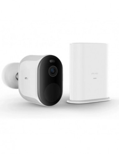 Camere video IP Outdoor IP Security Camera + HUB XIAOMI IMILAB EC4 (CMSXJ31A + CMWG31B)- White- Hub Required (included)- QHD (2