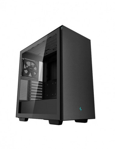 Carcase Deepcool DEEPCOOL CH510 ATX Case- with Side-Window (Tempered Glass Side Panel) Megnetic- without PSU- Tool-Less- Pre-ins