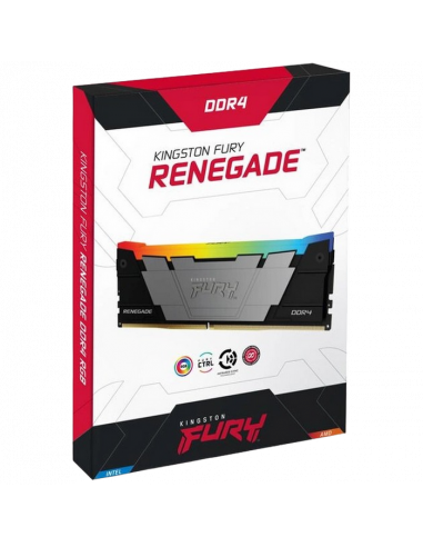 Memorie RAM Kingston FURY Renegade RGB, DDR4 SDRAM, 3200 MHz, 32 GB, KF432C16RB12AK2/32
