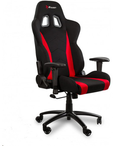 Scaune și mese pentru jocuri Arozzi GamingOffice Chair AROZZI Inizio Fabric- Red- max weight up to 105kg- 2D Armrests- Rocking f