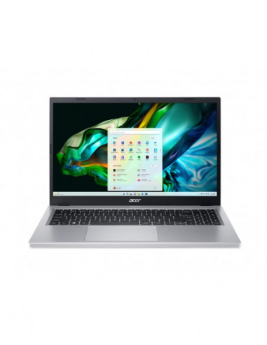 Laptopuri Acer ACER Aspire A315-24P Pure Silver (NX.KDEEU.008) 15.6 IPS FHD (AMD Ryzen 5 7520U 4xCore 2.8-4.3GHz- 8GB (onboard)