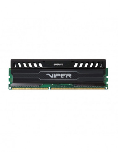 DIMM DDR3 SDRAM 8GB DDR3-1600 VIPER 3 (by Patriot) Black Mamba Edition- PC12800- CL10- 1.5V- XMP 1.3 Support- Anodized Aluminum