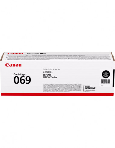 Cartuș laser Canon Laser Cartridge Canon 069 BK (5094C002)- Black (2100 pages) for Canon i-SENSYS MF752Cdw MF754Cdw LBP673Cdw