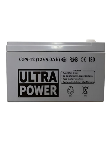 Аккумулятор для резервного питания Ultra Power GP9-12, 12В, 9А*ч